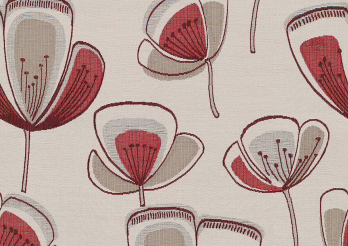 Helix, Red - Roman Blind - Image 6